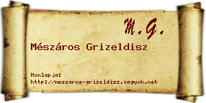 Mészáros Grizeldisz névjegykártya